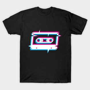 Glitch Cassette Tape T-Shirt